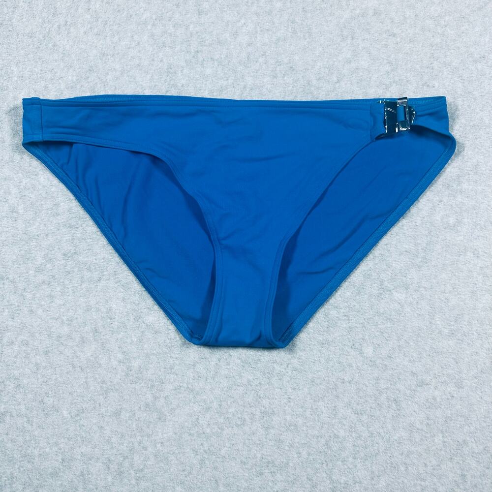 Eres Sharp Edge Bikini Bottoms Women's Size 14 Blue Slip Plage Hipster Swimwear
